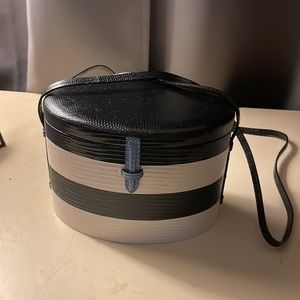 Carolina Herrera Black and White Crossbody Bag